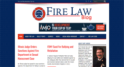 Desktop Screenshot of firelawblog.com